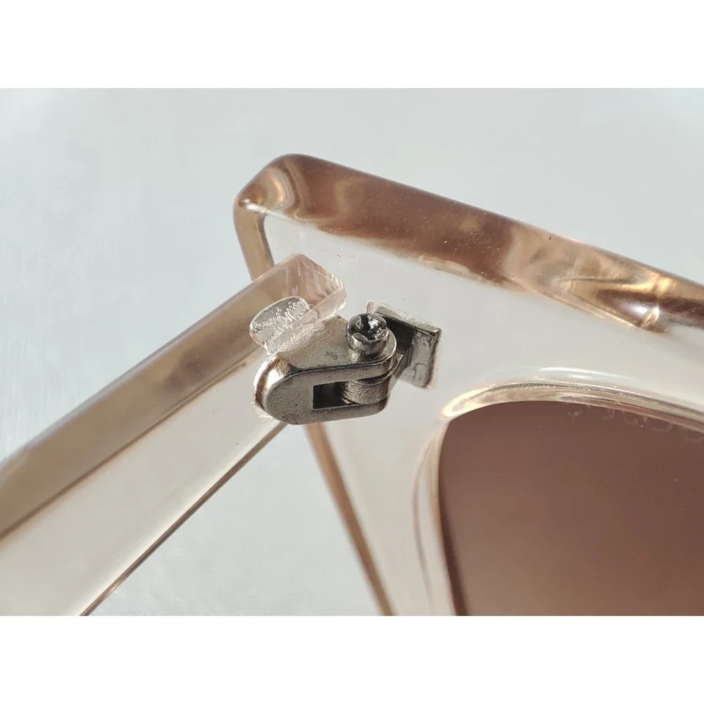 SOJOS SJ2115 C3 MZ Transparent Peach Cat Eye‎ Sunglasses 54-29-139 UV400 Women